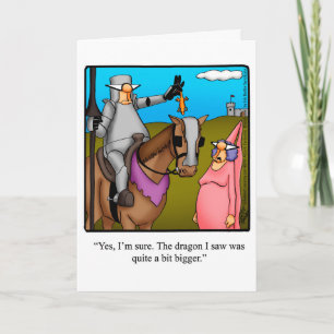 Carte de voeux d'anniversaire amusante