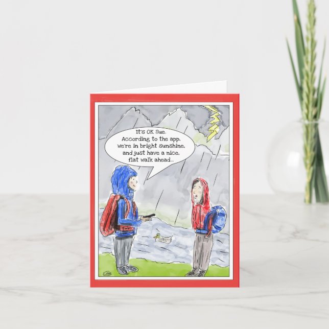 Carte de voeux d'anniversaire amusante pour les pe (Devant)