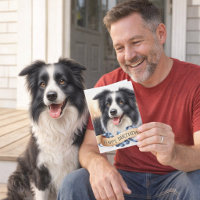 Carte de vœux d'anniversaire Border Collie