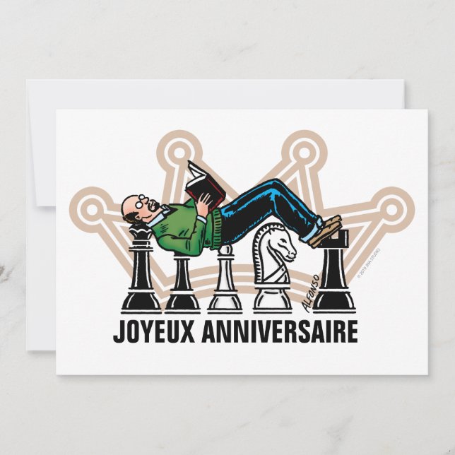 Carte de voeux d'anniversaire de papa grand maître karte (Vorderseite)