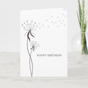 Carte de vœux d'anniversaire Fais un vœu