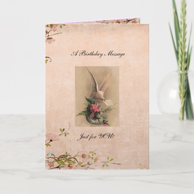 carte de voeux d'anniversaire...inspirationnelle (Devant)