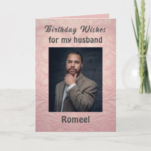 Carte de vœux d'anniversaire moderne et chic pour