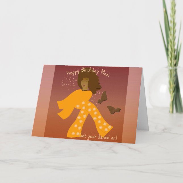 Carte de voeux d'anniversaire pour la maman (Devant)