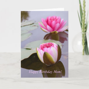 Carte de voeux d'anniversaire pour maman avec napp