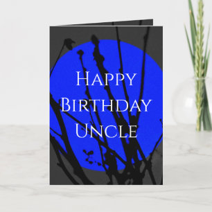 Carte de vœux d'anniversaire pour oncle