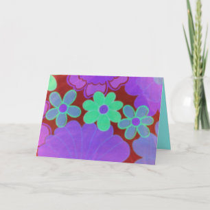 Carte de voeux d'anniversaire super-Retro