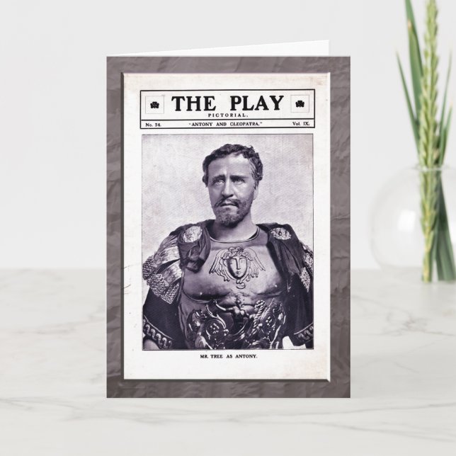 Carte de voeux d'Antony et de Cléopâtre (Devant)