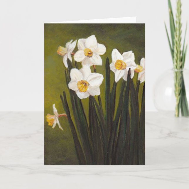 Carte de voeux d'art "Narcissus" (Devant)