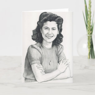 Carte de voeux d'art original Maman