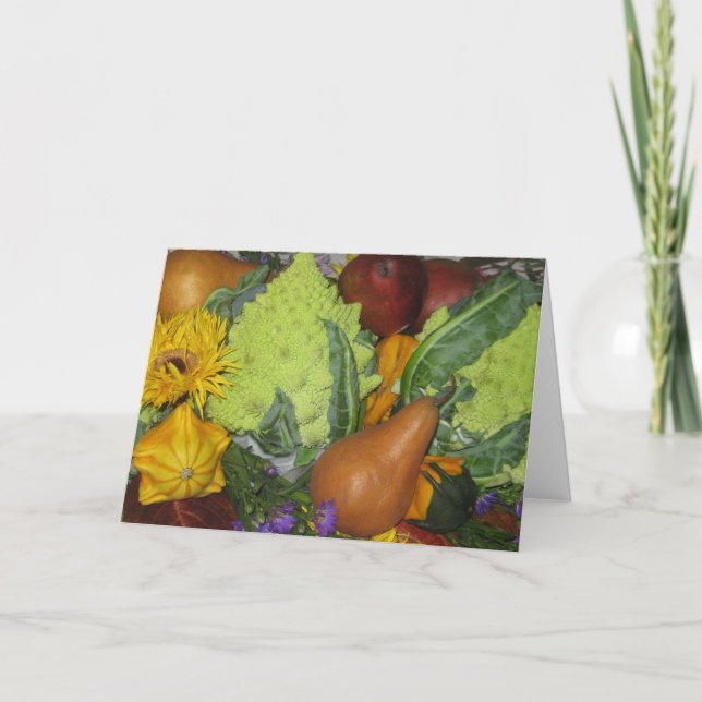 Carte de voeux d'automne (Devant)