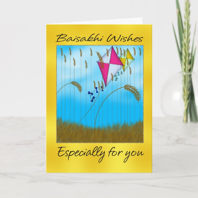 Carte de voeux de Baisakhi - de Vaisakhi (Devant)