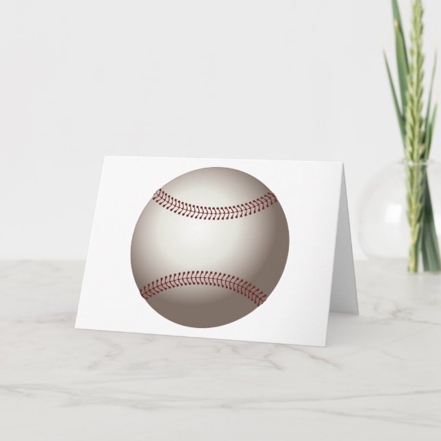 Carte de voeux de baseball (Devant)