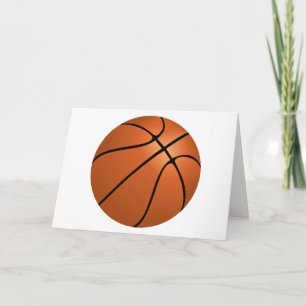 Carte de voeux de basket-ball