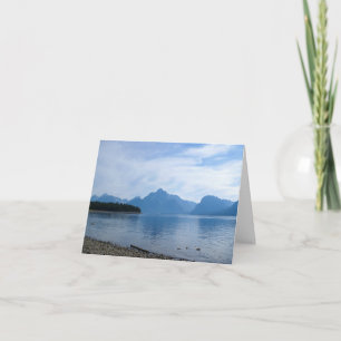 Carte de voeux de beauté Teton