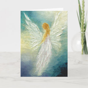 Carte de voeux de beaux-arts de "ange"