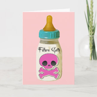 CARTE DE VOEUX DE BÉBÉ DE GOTH