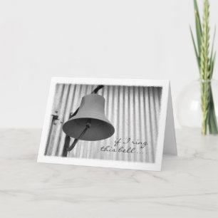 Carte de voeux de Bell de dîner