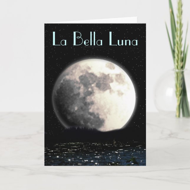 Carte de voeux de Bella Luna de La (Devant)