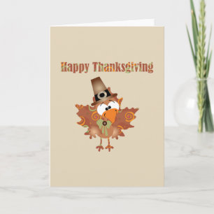 Carte de voeux de bon thanksgiving