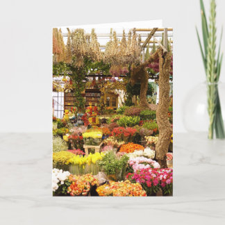 Carte de voeux de bouquet