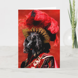 Carte de voeux de caniche Nobility Chiens Cadeau