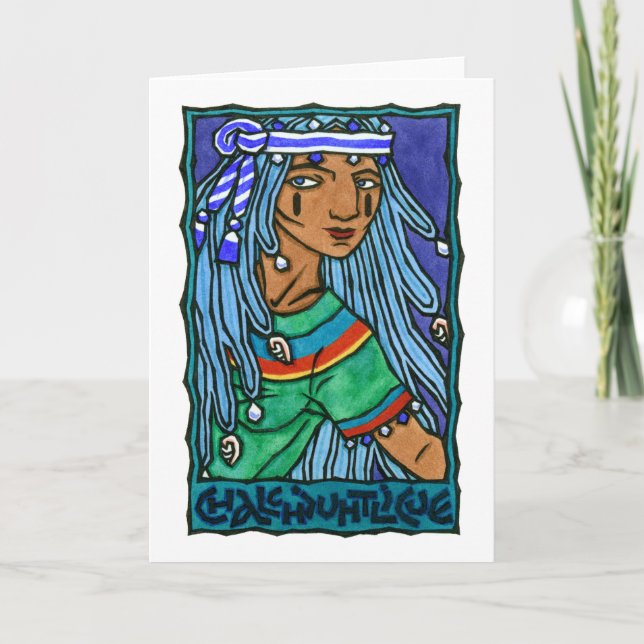 Carte de voeux de Chalchiuhtlicue (Devant)