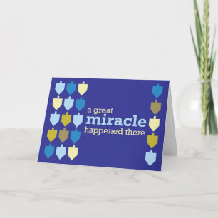 Carte de voeux de Chanukah de famille