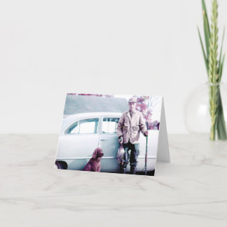 Carte de voeux de chasse de canard