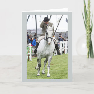 Carte de voeux de cheval