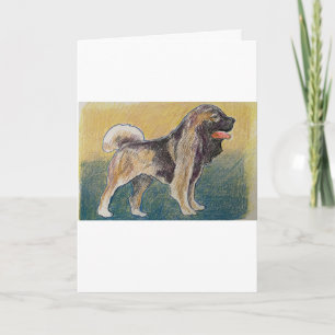 Carte de voeux de chien de la fête ukrainienne