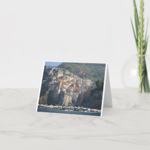 Carte de voeux de Cinque Terre
