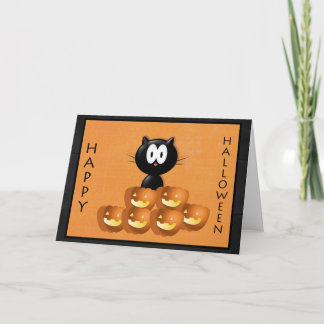 Carte de voeux de citrouille de Halloween !
