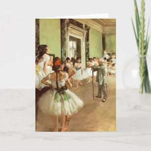 Carte de voeux de classe danse