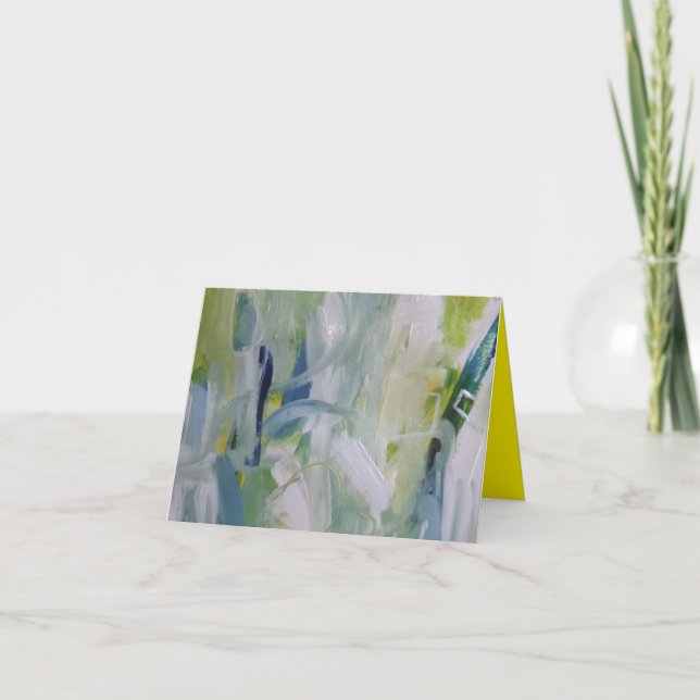 Carte de voeux de conception abstraite (Devant)