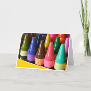 Carte de voeux de crayon