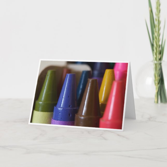 Carte de voeux de crayon (Devant)