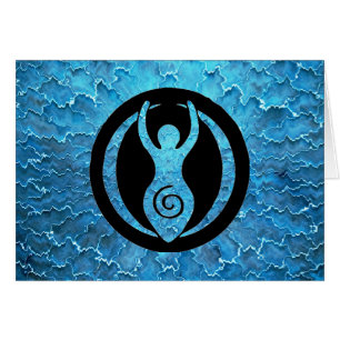 Carte de voeux de déesse