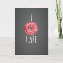 Carte de voeux de Donut Care