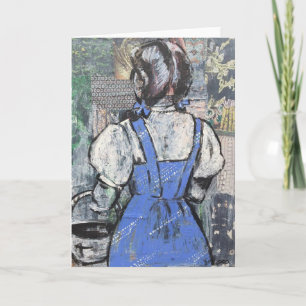 Carte de voeux de Dorothy magicien d'Oz