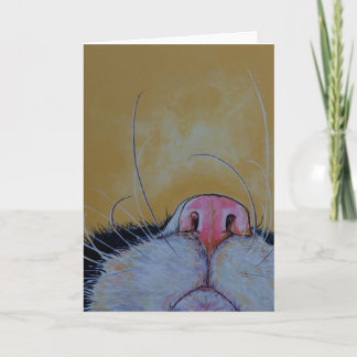 Carte de voeux de favoris de chat