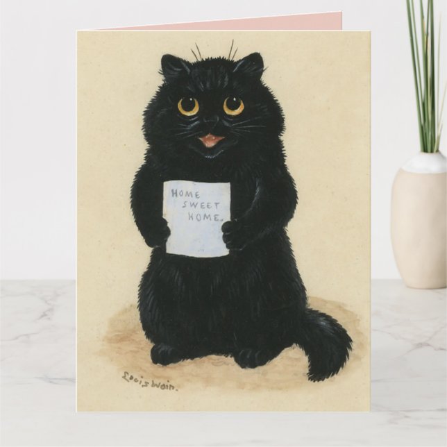 CARTE DE VOEUX DE FELICITATIONS POUR NOUVELLE MAIS (Devant)