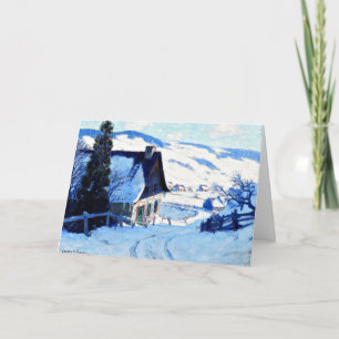 Carte de vœux de ferme de Clarence Gagnon