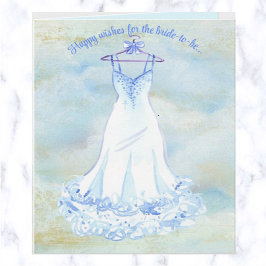 Carte de voeux de Fête des mariées de mariée modif