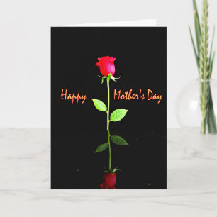 Carte de vœux de fête des mères avec des roses