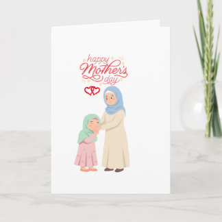 Carte de voeux de fête des mères / fleurs florales