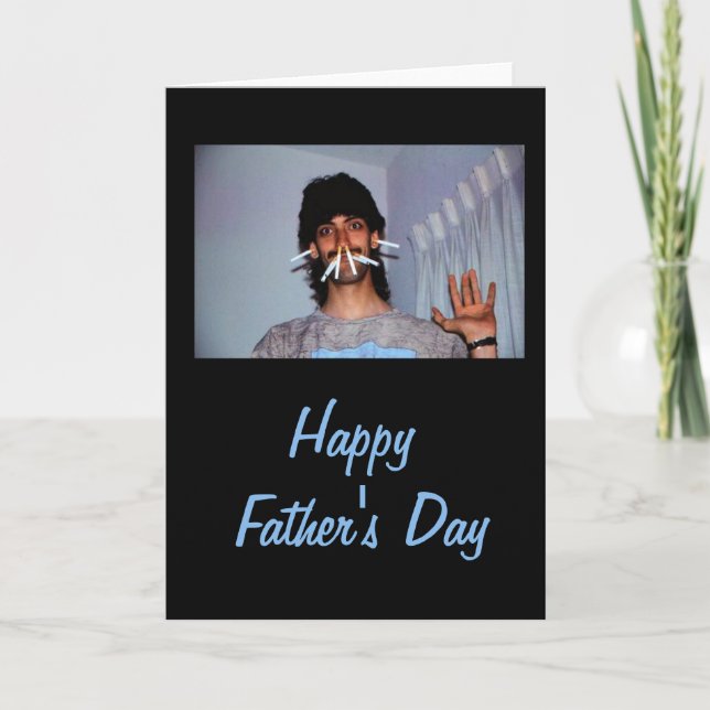 Carte de voeux de Fête des pères de papa idiot (Devant)