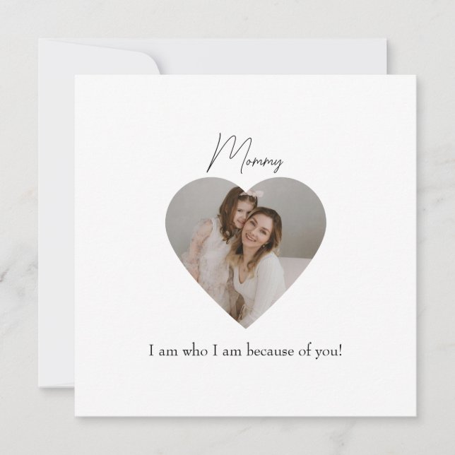 Carte de vœux de fête plat de la fête des mères av (Devant)