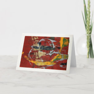 Carte de vœux de fêtes dorée byzantine