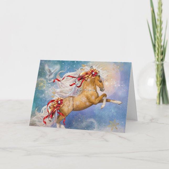 Carte de vœux de fêtes "Holiday Gold" (Devant)